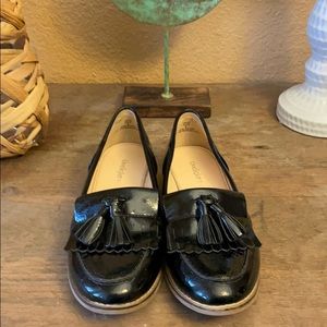 Black loafers
